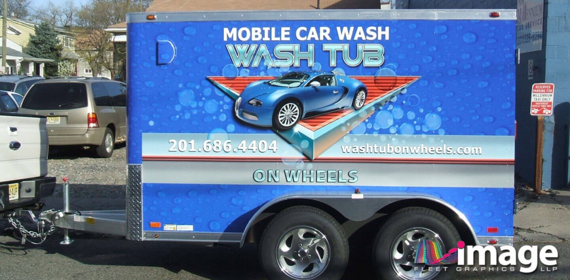 Wash Tub On Wheels Hudson County Nj Trailer Wrap Image