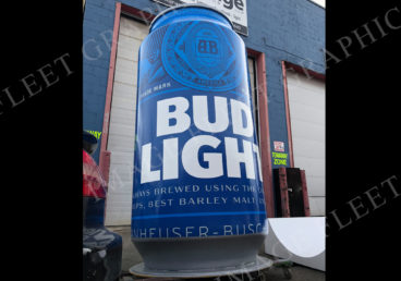 Bud Light Promotional Giant Prop Wrap