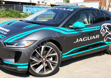 Jaguar Custom Electric Vehicle Decals, Mahwah NJ