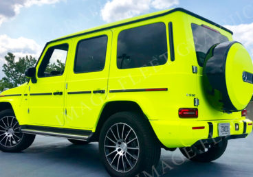 Mercedes Benz Neon G-Wagon Wrap for US Open, Queens NY