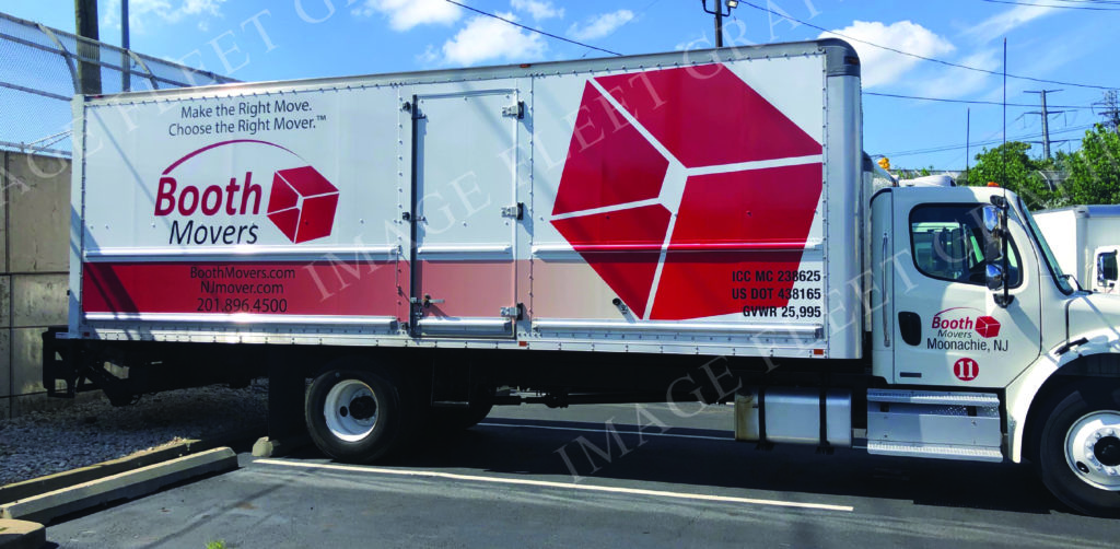 Booth Movers Box Truck Wrap, Moonachie NJ Image Fleet Graphics