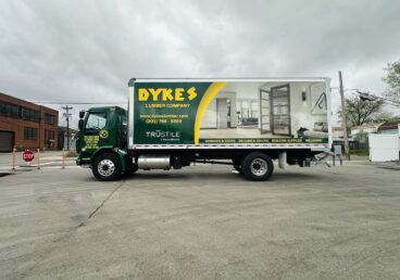 Dykes Lumber Truck Wrap Weehawken NJ
