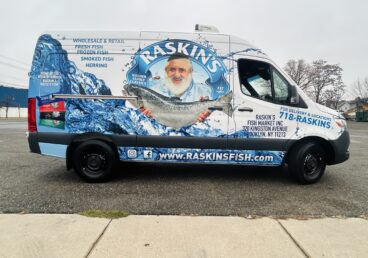 Raskin’s Fish Sprinter Wrap, NYC