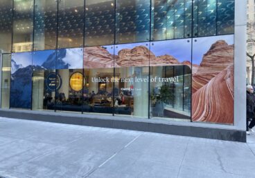 Retail Window Graphic Install