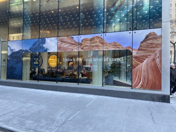 Retail Window Graphic Install