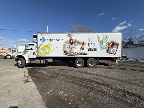 Dependable Foods Truck Wrap, Edison NJ