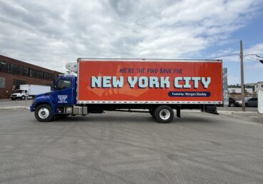 Food Bank NYC Hino box and cab wrap