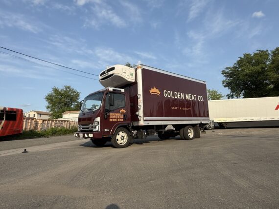 Golden Meat Box Truck Wrap, Bronx NY