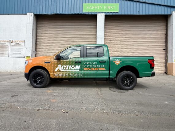Action Carting F150 Lightning Wrap