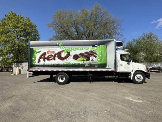 Posh Nosh Aero Truck Wrap, Brooklyn NY